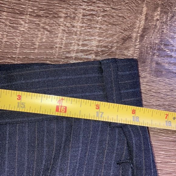 Vintage Mens Brooks Brothers Golden Fleece Gray Pinstriped Suit43R 38x29 - Picture 13 of 16